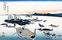 Tsukuda Island in Musashi Province(Edo)